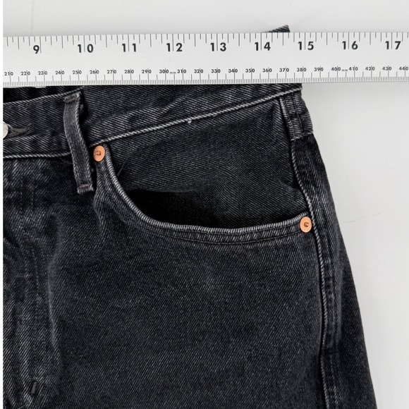 Citizens of Humanity X Aritzia Wilfred Liv Straight Crop Denim Jeans Black 29 - Picture 10 of 11